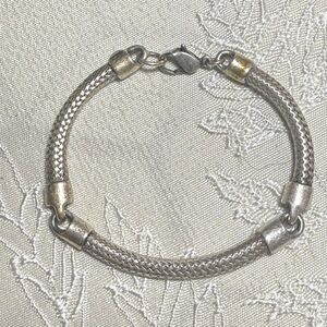 Kenneth Cole Two-Tone‎ Woven Bracelet